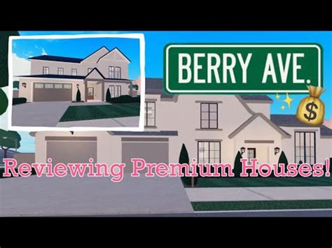 Premium House Game Pass Review In Berry Avenue - Roblox - YouTube