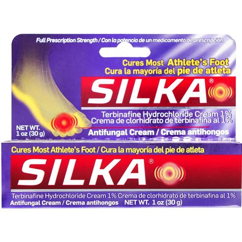 Silka Antifungal Cream, Prescription Strength Fungus Foot Treatment, 1oz - Walmart.com - Walmart.com