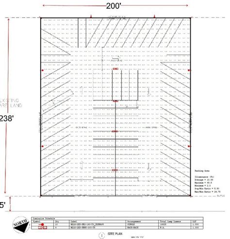 Parking Lot Lighting Design Calculator