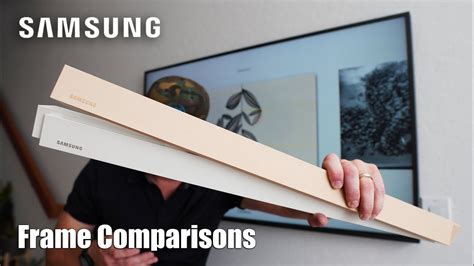 Samsung Frame TV Customizable Bezels Black vs Beige vs White | Samsung ...