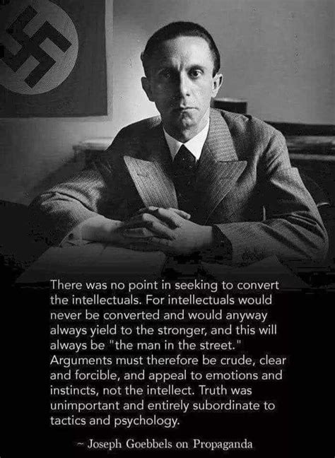 Joseph Goebbels Propaganda Quotes