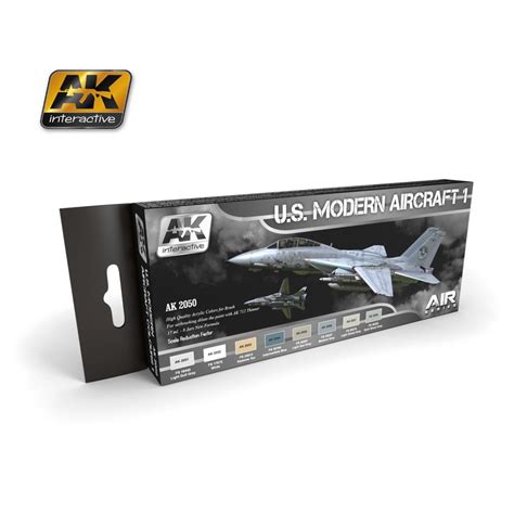 U.S. Modern Aircraft is a set of 8 acrylic paints, essential for painting the authentic colors ...