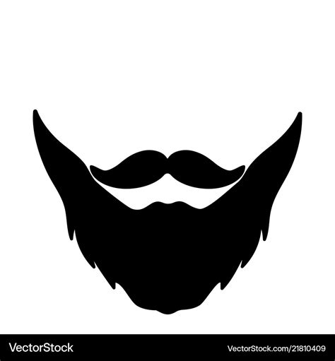 Beard icon Royalty Free Vector Image - VectorStock