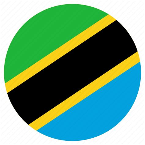 Circle, country, flag, tanzania icon - Download on Iconfinder