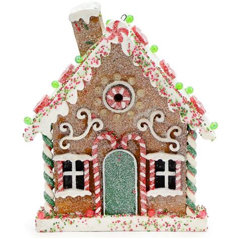 Gingerbread House Ornament: Peppermints (9-inch) | Christmas gingerbread house, Gingerbread ...