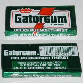 Fourth Grade Nothing: 1980s Gatorgum Gatorade Gum