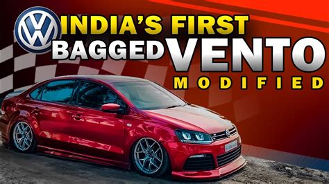 Modified Volkswagen Vento Bagged Only 1 In India | 17 Inches Alloys ...