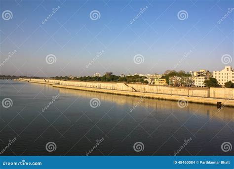 Sabarmati River Front Ahmedabad. Editorial Stock Image - Image of ...