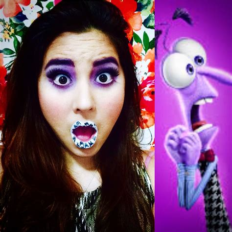 Inside out makeup fear www.gabriellemua.com | Fancy costumes, Nose ring ...