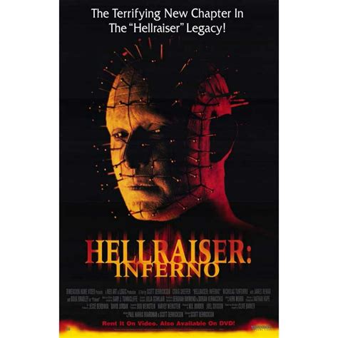 Hellraiser: Inferno - movie POSTER (Style A) (11" x 17") (2000 ...