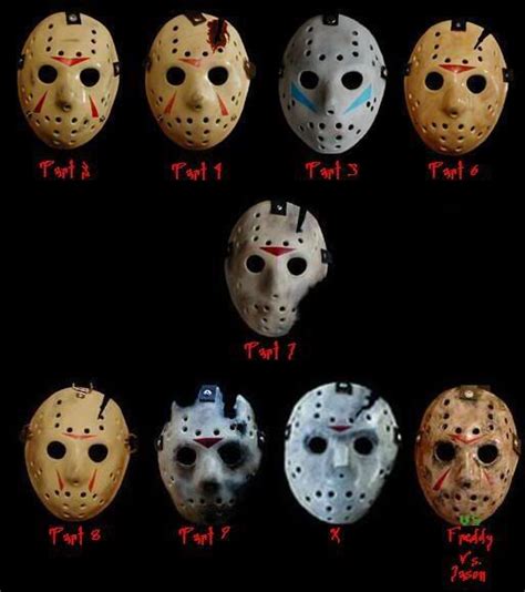 History of the MaSk..... ThE JaSoN MaSk | Horror crafts, Jason voorhees hockey mask, Jason voorhees