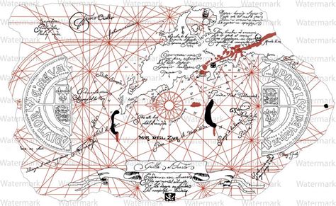 Goonies Map for Treasure Hunting