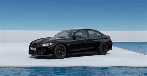 2023 BMW M3 CS Sapphire Black And Brooklyn Grey Revealed In Configurator