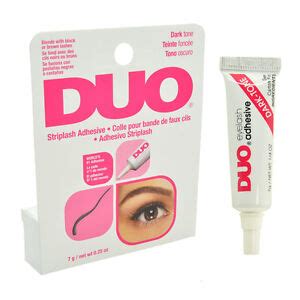 DUO Waterproof Striplash Adhesive Eyelash Glue 7g Dries Invisibly Dark tone | eBay