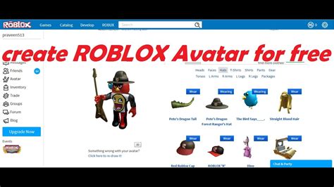 FREE_Customize your ROBLOX AVATAR - YouTube