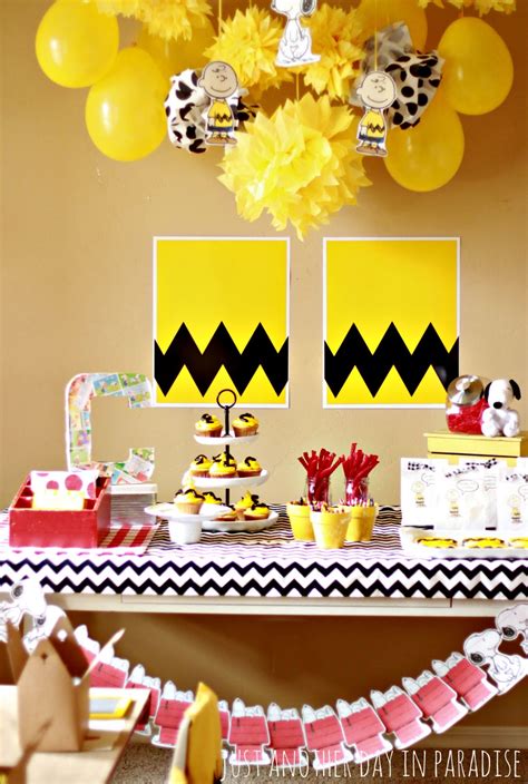 Larissa Another Day: A Charlie Brown Birthday Party