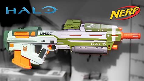 Nerf Halo MA40 + Microshots | 2020 Toy Fair PREVIEW - YouTube