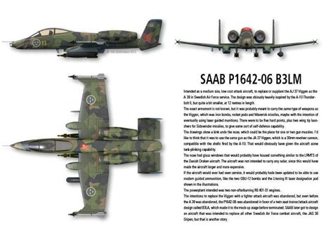 SNAFU!: Blast from the past...the Swedish A-10 (SAAB Project 1642-06 ...