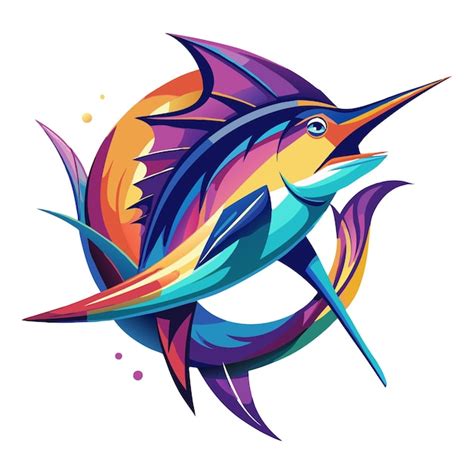 Premium Vector | Animal Logo Marlin Vector