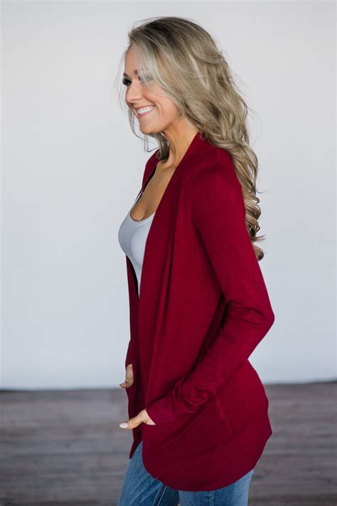 Essential Christmas Red Cardigan – The Pulse Boutique