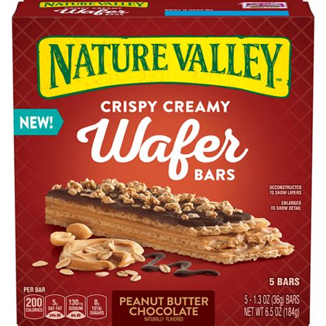 Nature Valley Crispy Creamy Wafer Bars Peanut Butter Chocolate - Walmart.com - Walmart.com