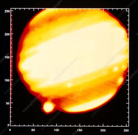 The impact of comet Shoemaker-Levy 9 with Jupiter - Stock Image - R377 ...