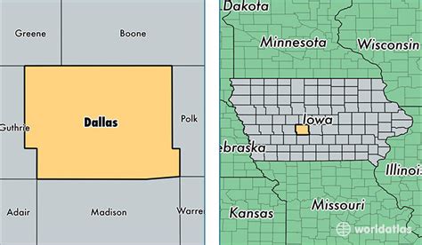 Dallas County, Iowa / Map of Dallas County, IA / Where is Dallas County?