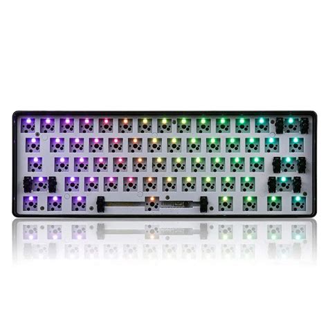 Mua EPOMAKER GK61X RGB Hotswap Custom DIY Kit for 60% Keyboard, PCB Mounting Plate Case (GK61X ...