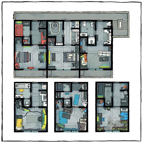 Six varieties of near-future living spaces for your everyday Cyberpunk ...