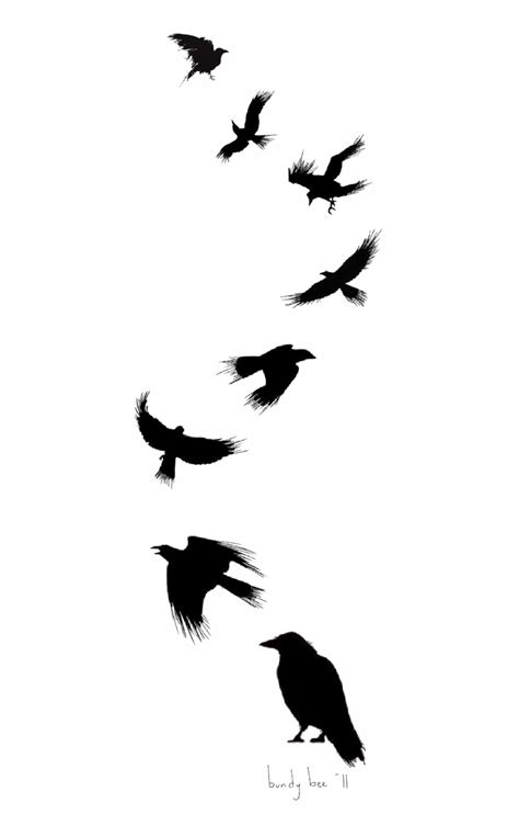 Free Raven In Flight Silhouette, Download Free Raven In Flight Silhouette png images, Free ...