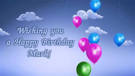 Happy Birthday Mark pictures congratulations.