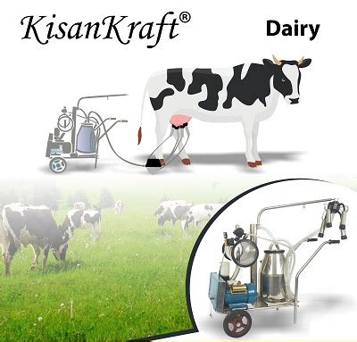 Milking machine and other dairy farming machines - KisanKraft