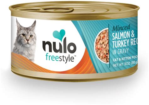 Nulo Freestyle Minced Salmon & Turkey in Gravy Grain-Free Canned Cat ...