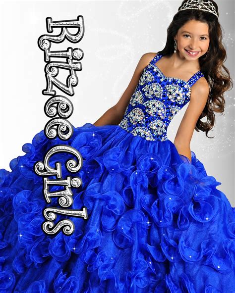 Ritzee Girls 6905 Pageant Dress | Little Girls Pageant Dress | Dresses ...