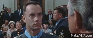 Forrest Gump (1994) - Shot In The Buttocks on Make a GIF