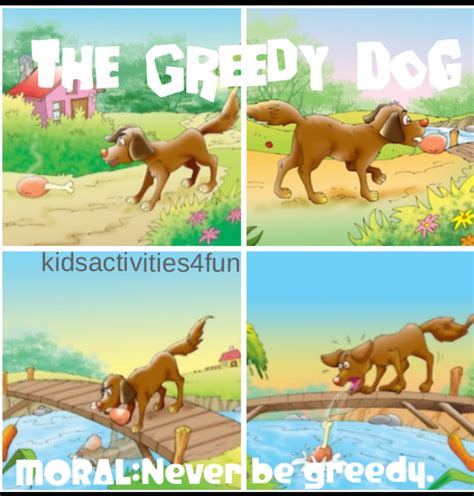 The Greedy Dog||Moral story for kids||Must read for every kid.stories for kids🐕🦴