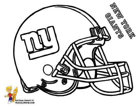 Football Helmet Coloring Pages - Coloring Home