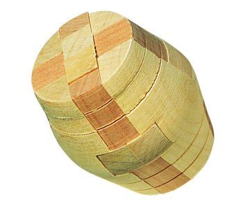 Wooden Barrel Puzzle from House of Marbles - supplied by Puzzle This