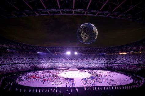 Watch: the epic drone display at the Tokyo 2020 Olympics opening ceremony
