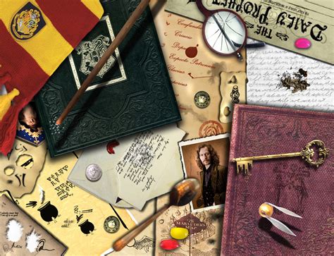 Harry Potter Desk Wallpaper by eMelody on DeviantArt