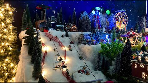 Christmas Village Set Up Part 6: Ski Mountain - YouTube