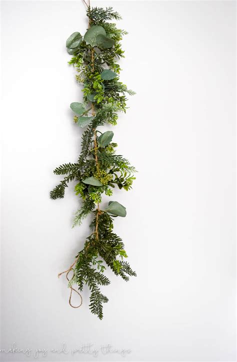 How to Make Your Own DIY Garland - making it in the mountains