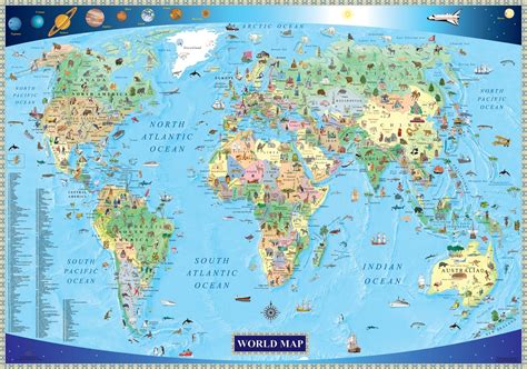 The World Map For Kids