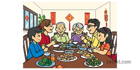 vietnamese familie eten tet festival eten eten vietnam maan nieuwjaar ks1