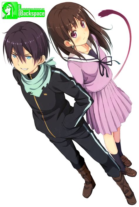 Yato, Iki Hiyori (Noragami) - Render by azizkeybackspace on DeviantArt