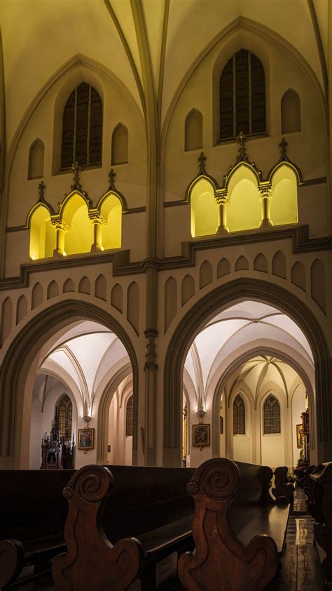 The interior of St. Joseph's Church in Krakow on Behance