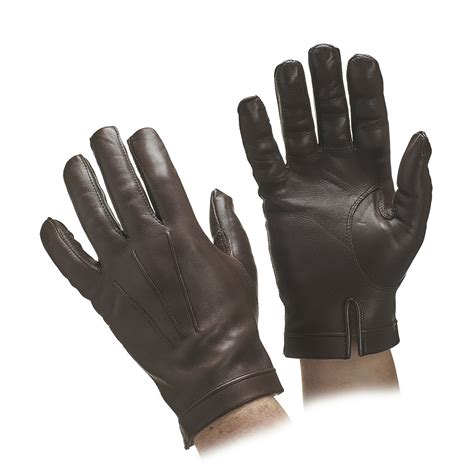 Men's Black Unlined Leather Gloves | Leather Gloves | Gloves-Online