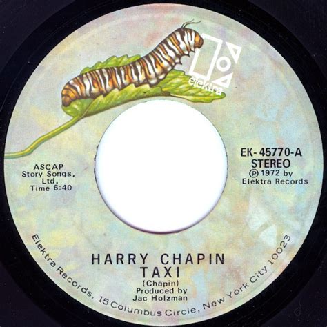 Harry Chapin – Taxi (1972, Specialty Pressing, Vinyl) - Discogs