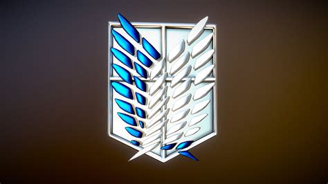 Scout Regiment Symbol (Attack on Titan) - Download Free 3D model by Yanez Designs (@Yanez ...