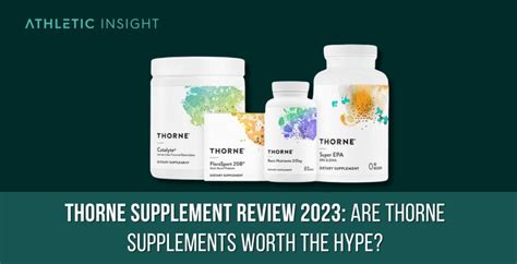 Thorne Supplement Review 2023: Are Thorne Supplements Worth the Hype? - Athletic Insight